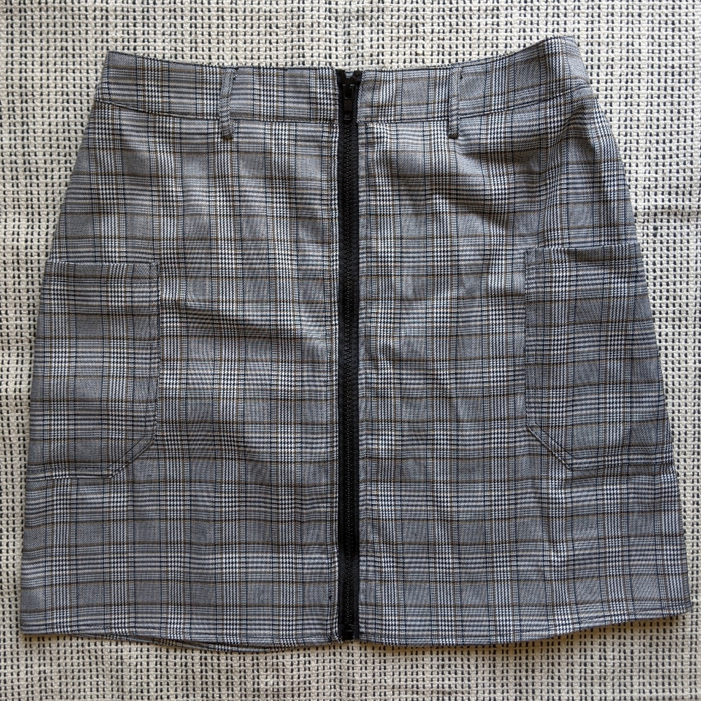 LF plaid skirt